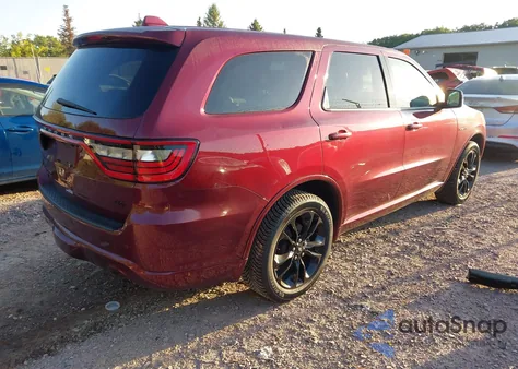 2020 Dodge Durango R/T Awd из США, поврежденный, VIN 1C4SDJCT7LC382930